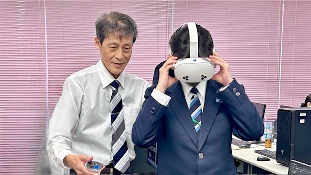 「ＶＲ制作体験授業」を実施しました！